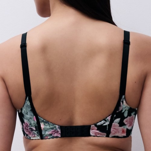 Chantelle Gloss black/print padded bra
