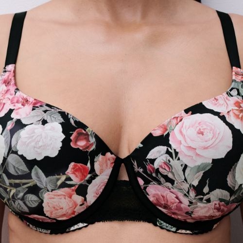 Chantelle Gloss black/print padded bra
