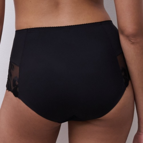 Chantelle Majestic black high waist brief