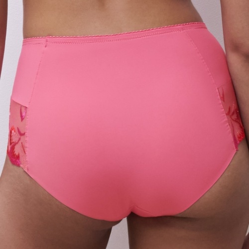 Chantelle Majestic pink high waist brief