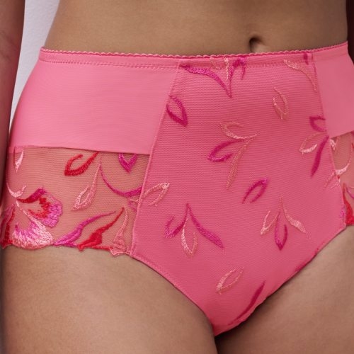 Chantelle Majestic pink high waist brief