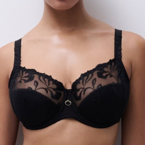 Chantelle Majestic black non-padded bra