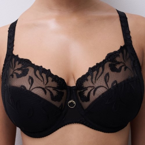 Chantelle Majestic black non-padded bra