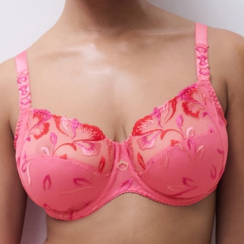 Chantelle Majestic pink non-padded bra