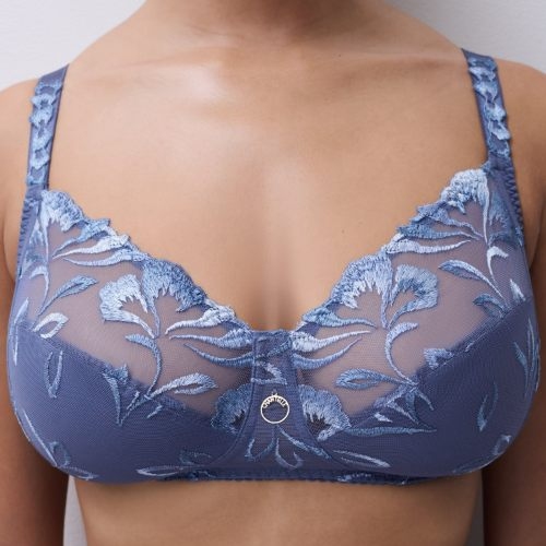 Chantelle Majestic blue wireless bra