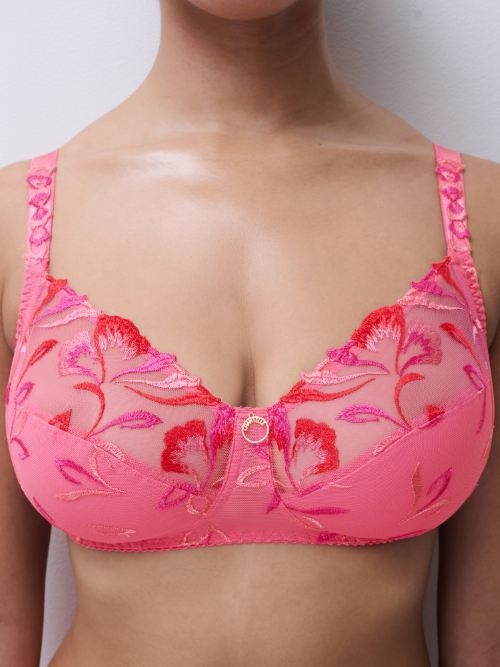 Chantelle Majestic pink wireless bra