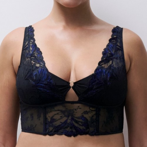 Chantelle Illusion black non-padded bra