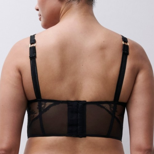 Chantelle Illusion black non-padded bra