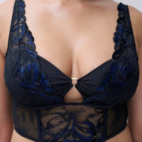 Chantelle Illusion black non-padded bra