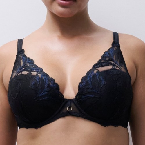 Chantelle Illusion black padded bra