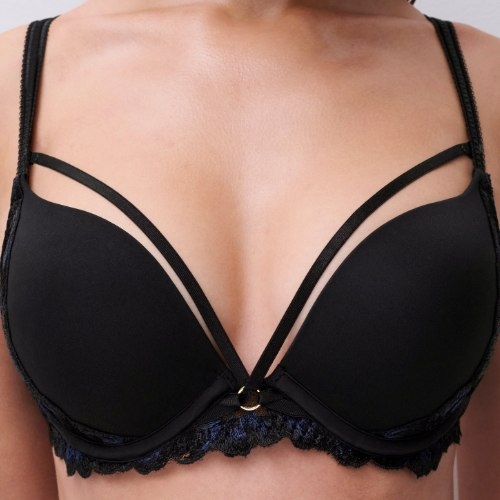 Chantelle Illusion black push up bra