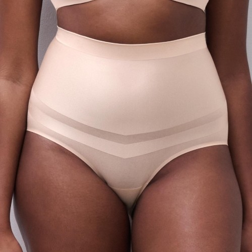 Chantelle Brilliant beige high waist brief