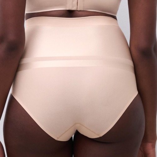 Chantelle Brilliant beige high waist brief