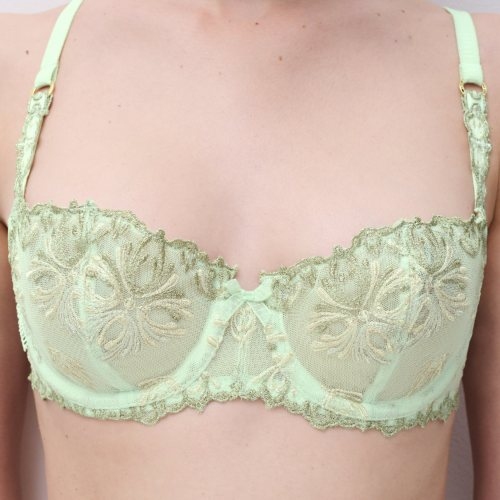 Chantelle Champ Elysees green non-padded bra