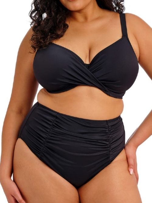 Elomi Swim Plain Sailing black padded bikini bra