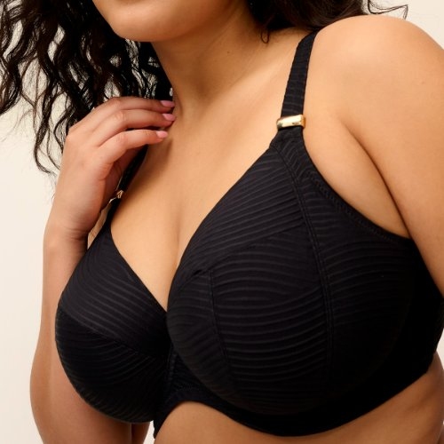 Elomi Swim Cubanito black sands non-padded bra