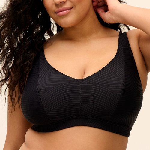 Elomi Swim Cubanito black sands non-padded bra