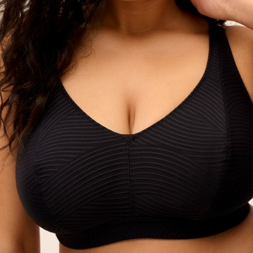 Elomi Swim Cubanito black sands non-padded bra