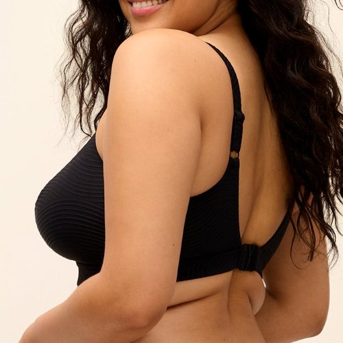 Elomi Swim Cubanito black sands non-padded bra