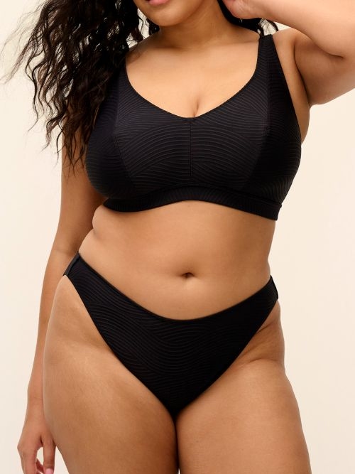 Elomi Swim Cubanito black sands bikini brief