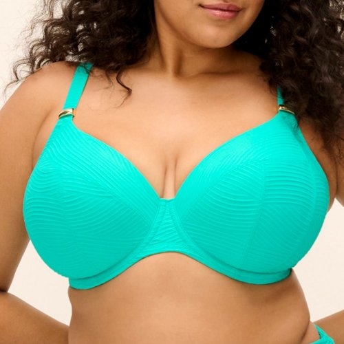 Elomi Swim Cubanito jade tides soft-cup bikini bra