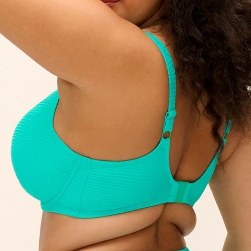 Elomi Swim Cubanito jade tides soft-cup bikini bra