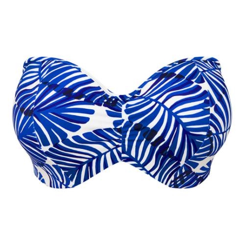 Elomi Swim Blue Palm Beach twilight padded bikini bra
