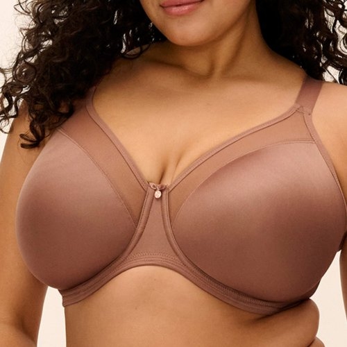 Elomi Smooth brown non-padded bra