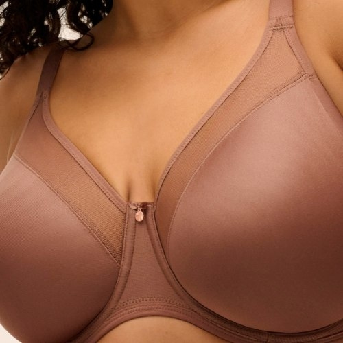 Elomi Smooth brown non-padded bra