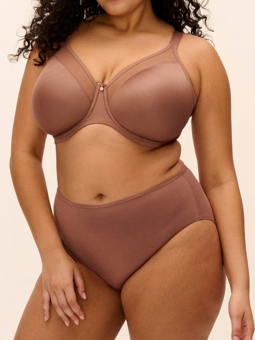 Elomi Smooth brown non-padded bra