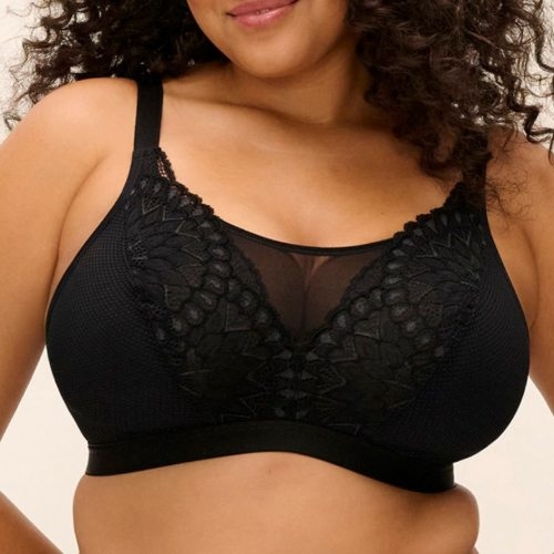 Elomi Tiernie black wireless bra