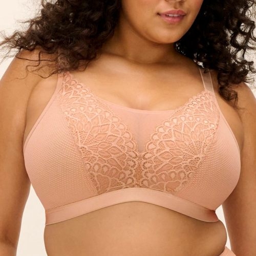 Elomi Tiernie brown wireless bra