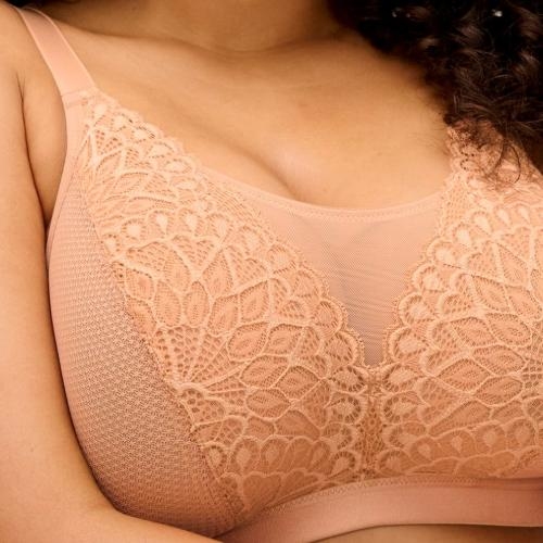 Elomi Tiernie brown wireless bra