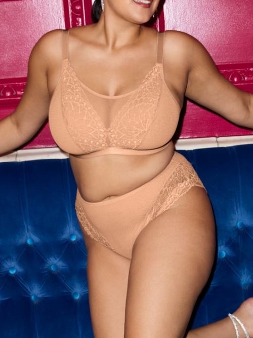 Elomi Tiernie brown wireless bra