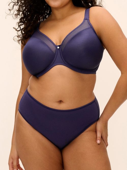 Elomi Smooth navy blue non-padded bra