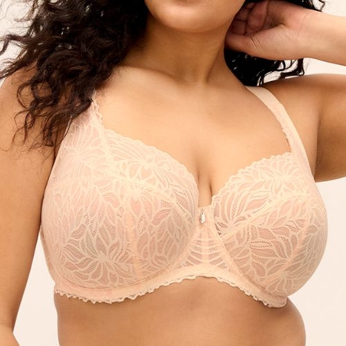Elomi Carena cream pink padded bra
