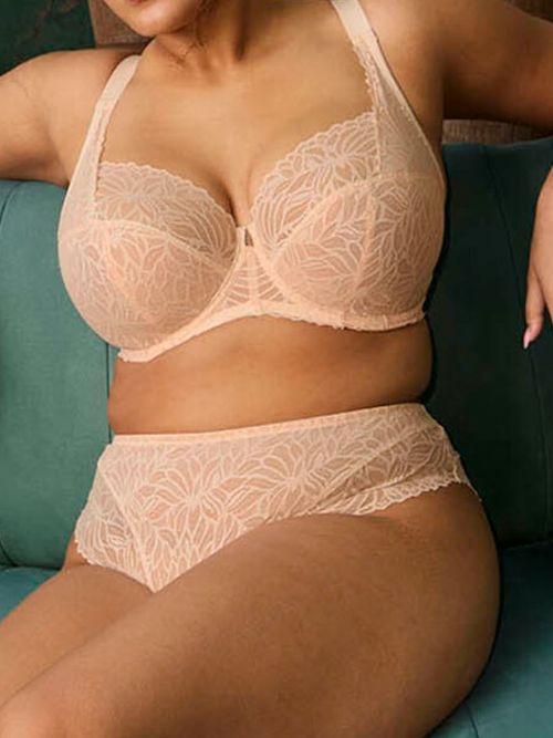 Elomi Carena cream pink brief