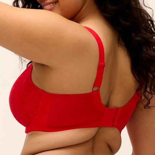 Elomi Brianna haute red non-padded bra
