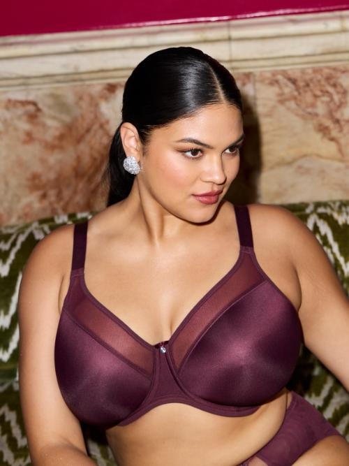 Elomi Smooth purple non-padded bra