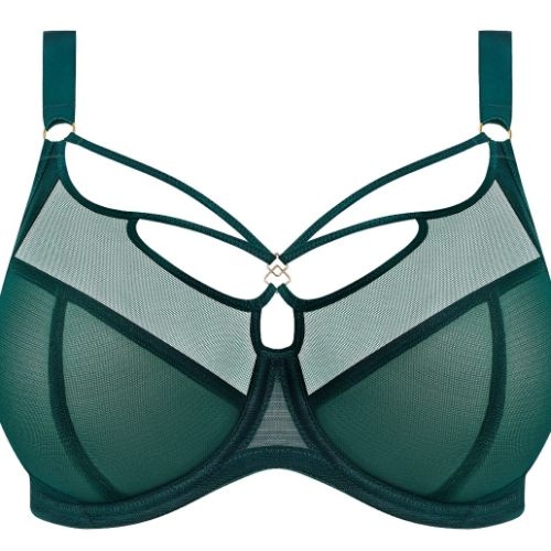 Elomi Sachi green non-padded bra