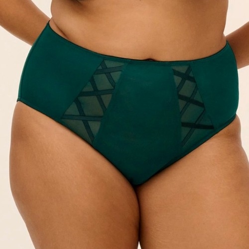 Elomi Sachi green high waist brief