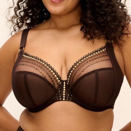 Elomi Matilda black/gold non-padded bra