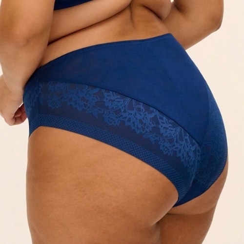 Elomi Nerina navy blue high waist brief