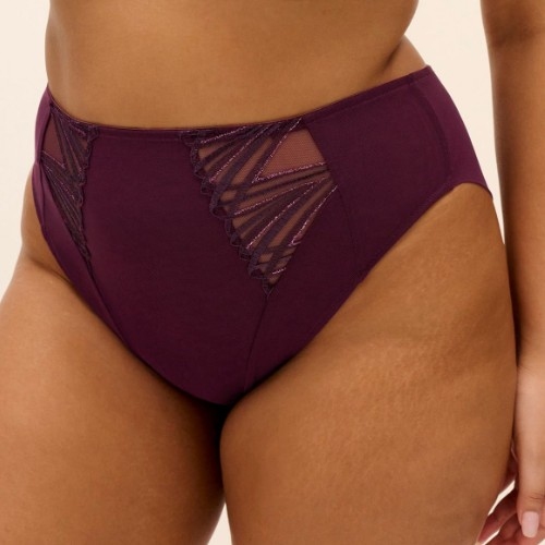 Elomi Reja purple high waist brief