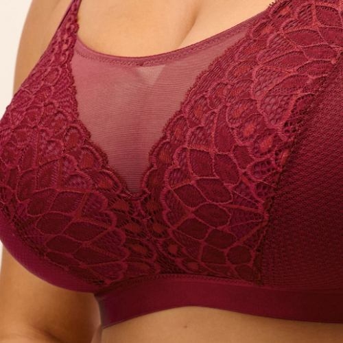 Elomi Tiernie red wireless bra