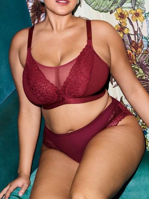 Elomi Tiernie red brief