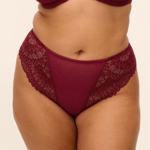 Elomi Tiernie red thong