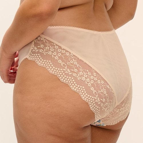 Elomi Lucie ivory high waist brief