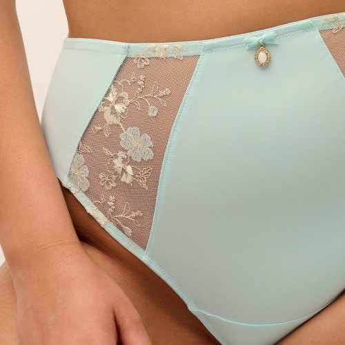 Elomi Lyriana blue high waist brief