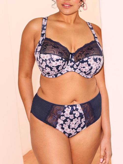 Elomi Morgan blue high waist brief